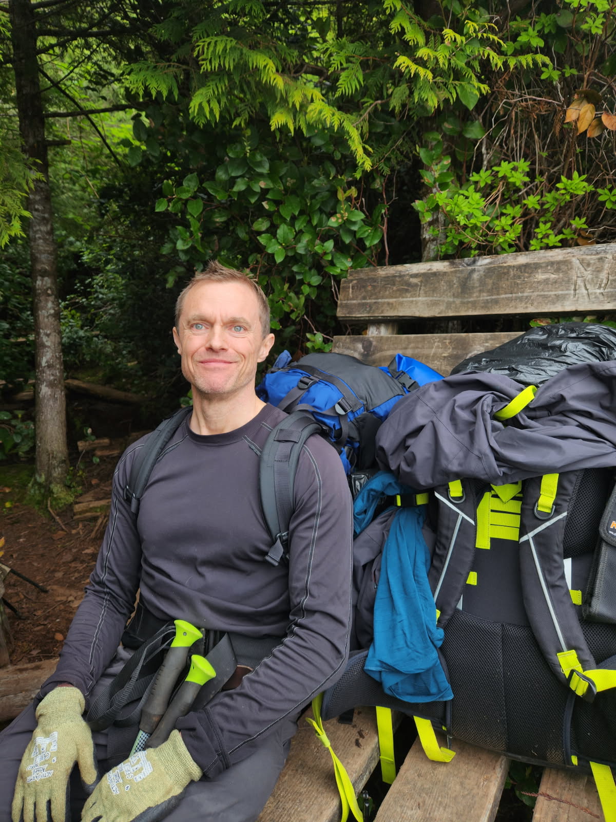 Matt Robertson outdoors on the West Coast